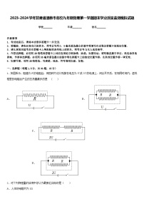 2023-2024学年甘肃省酒泉市名校九年级物理第一学期期末学业质量监测模拟试题含答案