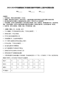 2023-2024学年福建省厦门市湖里区湖里中学物理九上期末考试模拟试题含答案