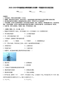 2023-2024学年福建省永泰县物理九年级第一学期期末综合测试试题含答案