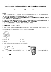 2023-2024学年甘肃省重点中学物理九年级第一学期期末学业水平测试试题含答案