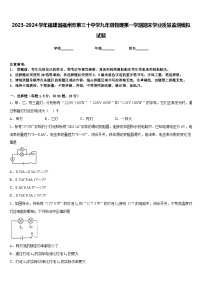 2023-2024学年福建省福州市第三十中学九年级物理第一学期期末学业质量监测模拟试题含答案