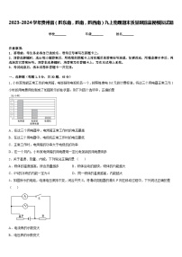 2023-2024学年贵州省（黔东南，黔南，黔西南）九上物理期末质量跟踪监视模拟试题含答案