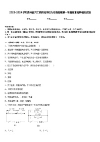 2023-2024学年贵州省兴仁县黔龙学校九年级物理第一学期期末调研模拟试题含答案