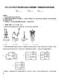 2023-2024学年辽宁省沈阳市沈河区九年级物理第一学期期末教学质量检测试题含答案