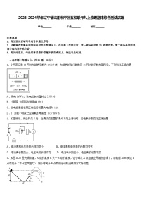 2023-2024学年辽宁省沈阳和平区五校联考九上物理期末综合测试试题含答案