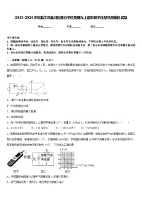 2023-2024学年重庆市南川区部分学校物理九上期末教学质量检测模拟试题含答案