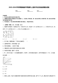 2023-2024学年阜阳颍南中学物理九上期末学业质量监测模拟试题含答案