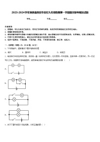 2023-2024学年陕西省西安市名校九年级物理第一学期期末联考模拟试题含答案