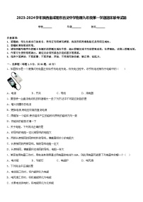 2023-2024学年陕西省咸阳市百灵中学物理九年级第一学期期末联考试题含答案