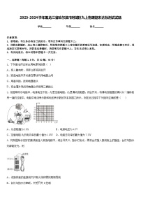 2023-2024学年黑龙江省哈尔滨市阿城区九上物理期末达标测试试题含答案