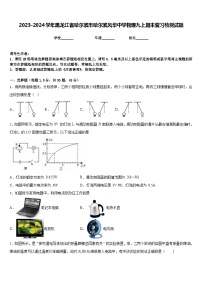 2023-2024学年黑龙江省哈尔滨市哈尔滨风华中学物理九上期末复习检测试题含答案