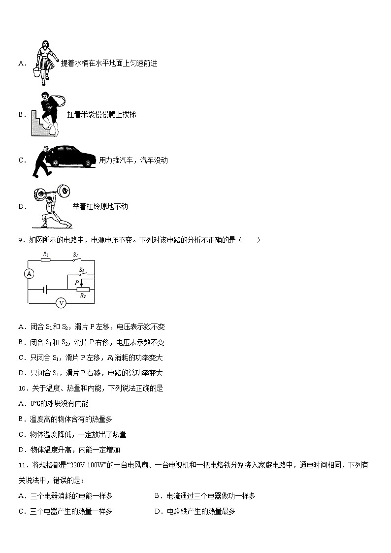 2023-2024学年青海省大通县物理九上期末学业质量监测模拟试题含答案第3页