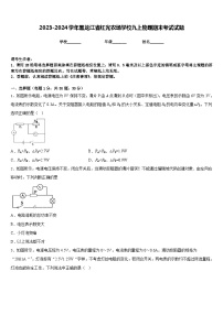 2023-2024学年黑龙江省红光农场学校九上物理期末考试试题含答案