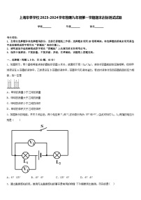 上海华亭学校2023-2024学年物理九年级第一学期期末达标测试试题含答案