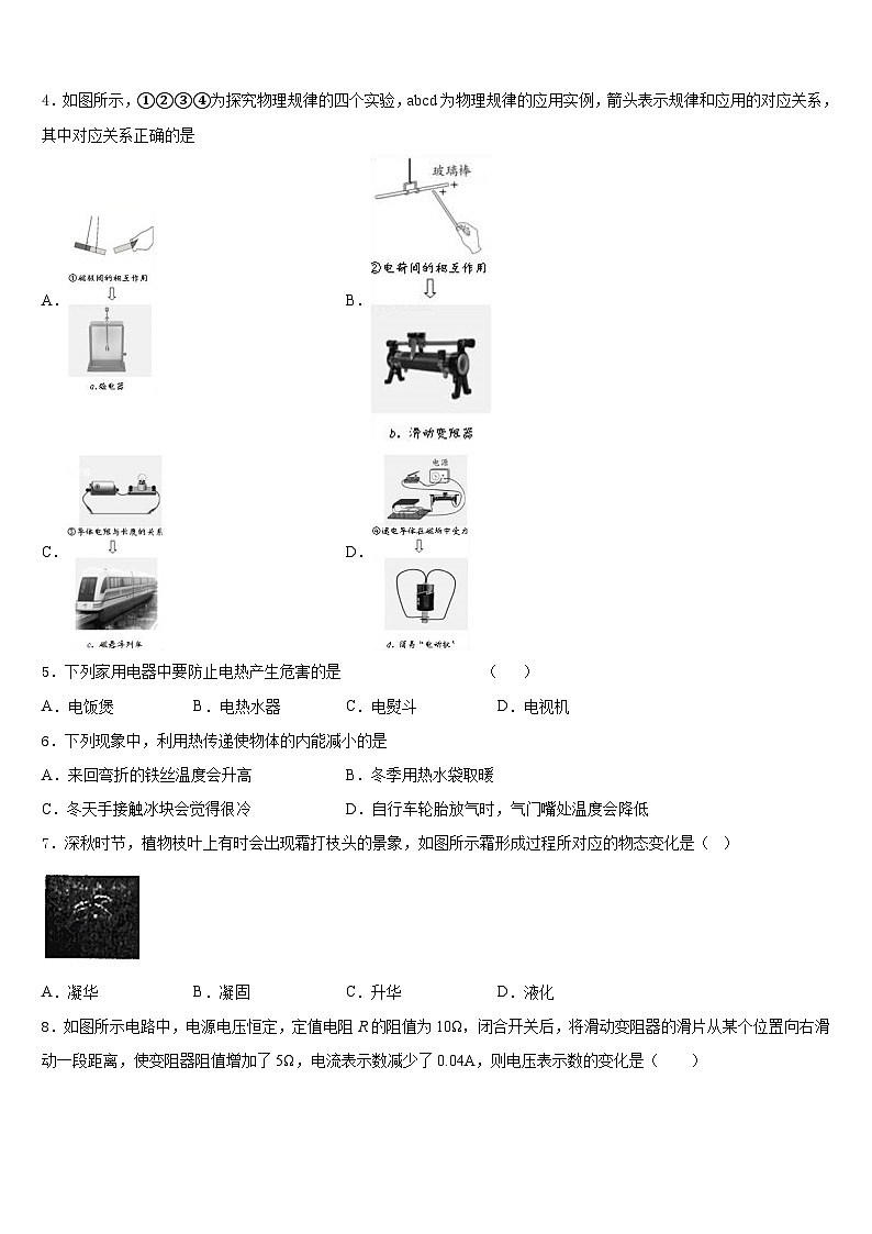 北京市北京昌平临川育人学校2023-2024学年物理九上期末综合测试模拟试题含答案02
