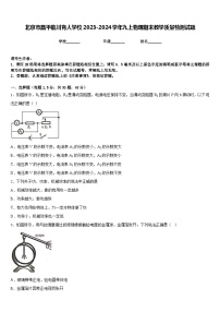 北京市昌平临川育人学校2023-2024学年九上物理期末教学质量检测试题含答案