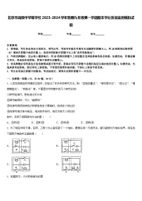 北京市高级中学等学校2023-2024学年物理九年级第一学期期末学业质量监测模拟试题含答案