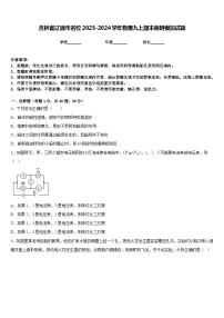 吉林省辽源市名校2023-2024学年物理九上期末调研模拟试题含答案