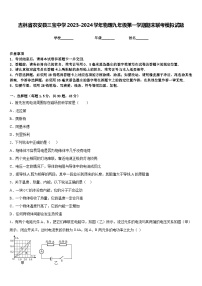 吉林省农安县三宝中学2023-2024学年物理九年级第一学期期末联考模拟试题含答案