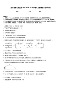 吉林省磐石市吉昌中学2023-2024学年九上物理期末联考试题含答案