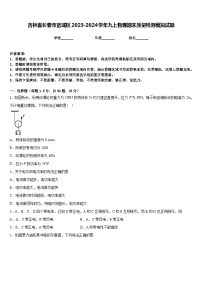 吉林省长春市宽城区2023-2024学年九上物理期末质量检测模拟试题含答案