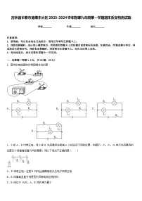 吉林省长春市德惠市大区2023-2024学年物理九年级第一学期期末质量检测试题含答案