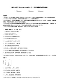 四川省通江县2023-2024学年九上物理期末联考模拟试题含答案