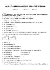 2023-2024学年福建省福清市九年级物理第一学期期末学业水平测试模拟试题含答案