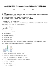 北京市西城区第十五中学2023-2024学年九上物理期末学业水平测试模拟试题含答案