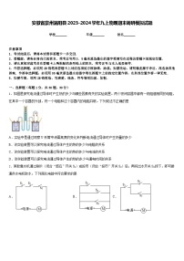 安徽省豪州涡阳县2023-2024学年九上物理期末调研模拟试题含答案