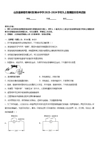 山东省淄博市周村区萌水中学2023-2024学年九上物理期末统考试题含答案