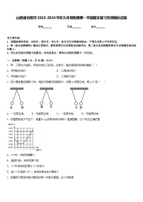 山西省汾阳市2023-2024学年九年级物理第一学期期末复习检测模拟试题含答案