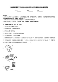 山西省晋城高平市2023-2024学年九上物理期末经典模拟试题含答案