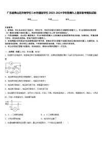 广东省佛山北外附学校三水外国语学校2023-2024学年物理九上期末联考模拟试题含答案