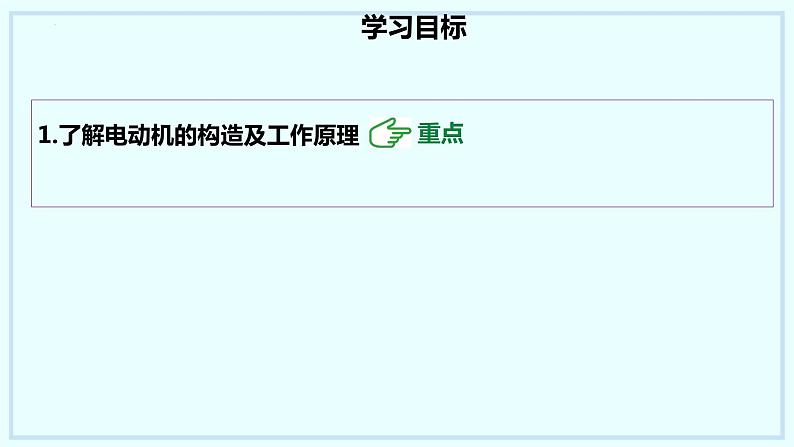 17.2+探究电动机转动的原理+课时2+课件+2023-2024学年沪粤版物理九年级下册03