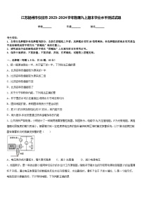 江苏扬州市仪征市2023-2024学年物理九上期末学业水平测试试题含答案