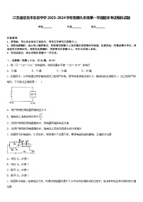 江苏省启东市东安中学2023-2024学年物理九年级第一学期期末考试模拟试题含答案