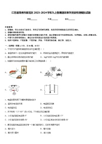 江苏省常州市新北区2023-2024学年九上物理期末教学质量检测模拟试题含答案