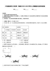 江苏省扬州市大丰区第一共同体2023-2024学年九上物理期末达标检测试题含答案