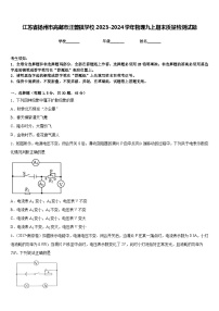 江苏省扬州市高邮市汪曾祺学校2023-2024学年物理九上期末质量检测试题含答案