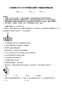 江苏省沛县2023-2024学年物理九年级第一学期期末统考模拟试题含答案