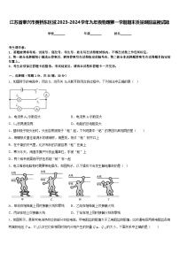 江苏省泰兴市黄桥东区域2023-2024学年九年级物理第一学期期末质量跟踪监视试题含答案