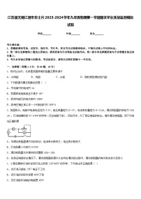 江苏省无锡江阴市华士片2023-2024学年九年级物理第一学期期末学业质量监测模拟试题含答案