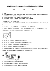 江苏省江阴初级中学2023-2024学年九上物理期末学业水平测试试题含答案