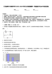 江苏省泰兴市黄桥中学2023-2024学年九年级物理第一学期期末学业水平测试试题含答案