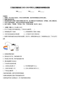 江苏省无锡新吴区2023-2024学年九上物理期末调研模拟试题含答案