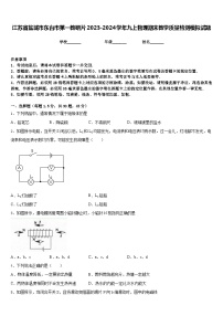 江苏省盐城市东台市第一教研片2023-2024学年九上物理期末教学质量检测模拟试题含答案
