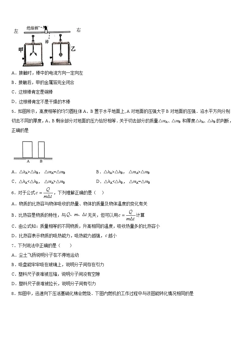 江苏省镇江市润州区金山实验学校2023-2024学年九上物理期末综合测试试题含答案第2页
