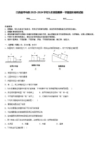 江西省寻乌县2023-2024学年九年级物理第一学期期末调研试题含答案