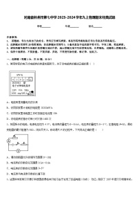 河南省林州市第七中学2023-2024学年九上物理期末经典试题含答案